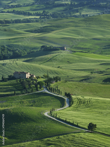 Idyllic landscape in Tuscany, Italy © leeyiutung