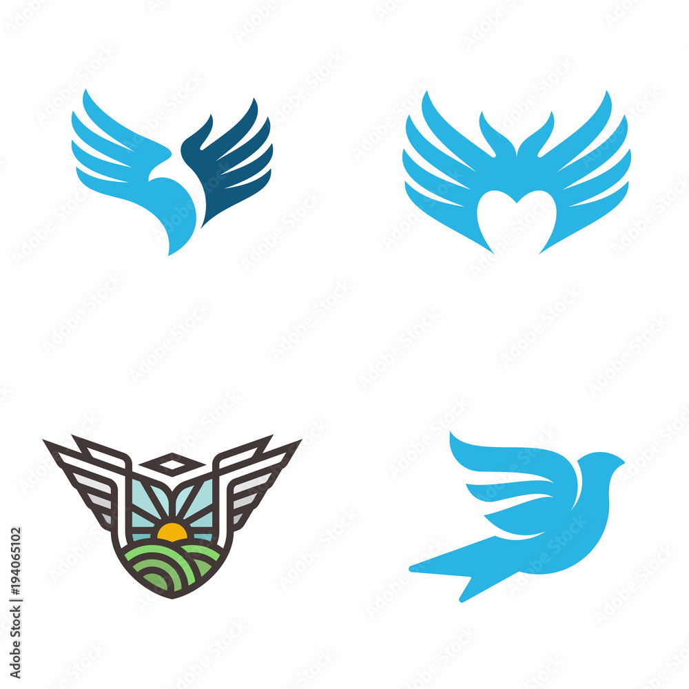 bird logo vector icon illustration collection
bird logo vector icon illustration collection