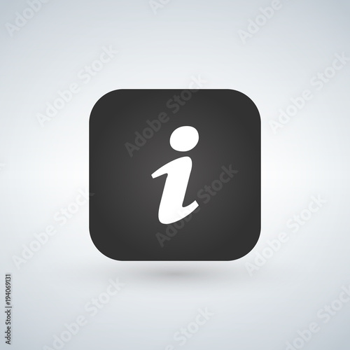 Info icon app button with s...