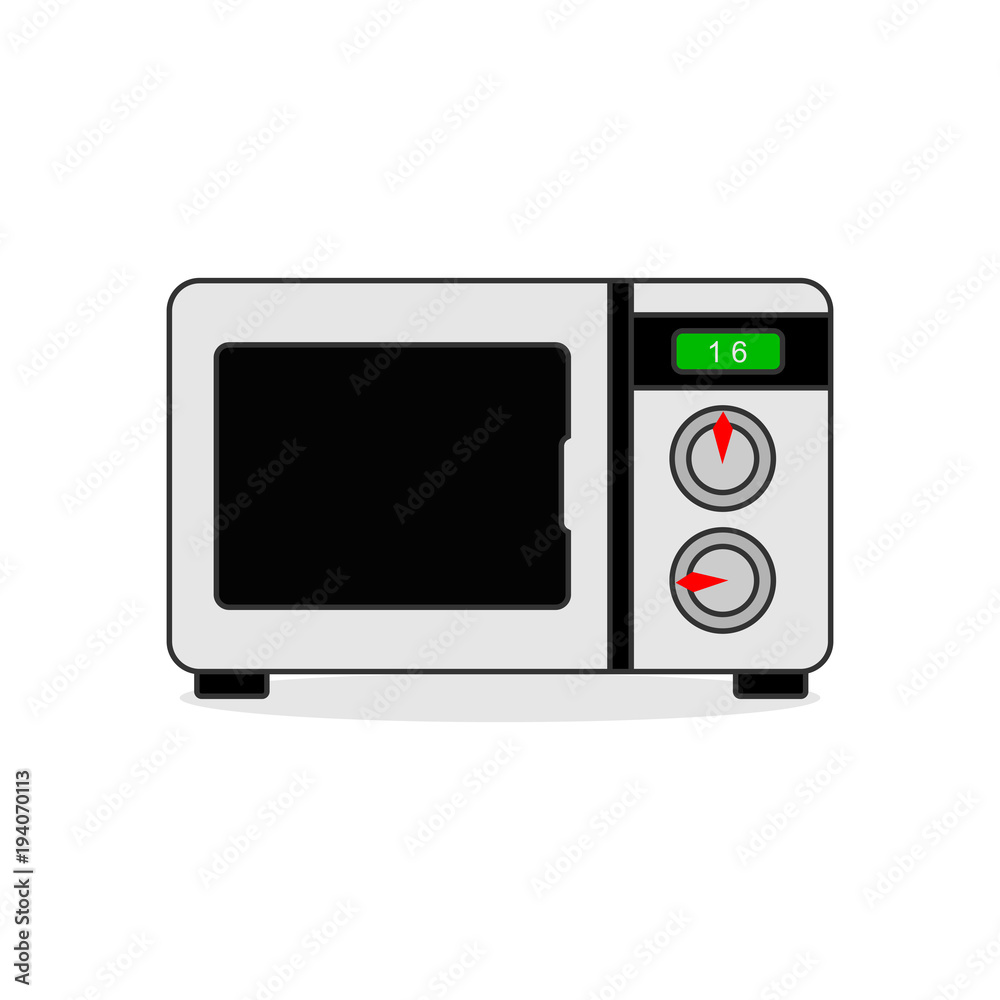 Microwave Kitchen Appliance Illustration Microwave Kitchen Appliance Illustration