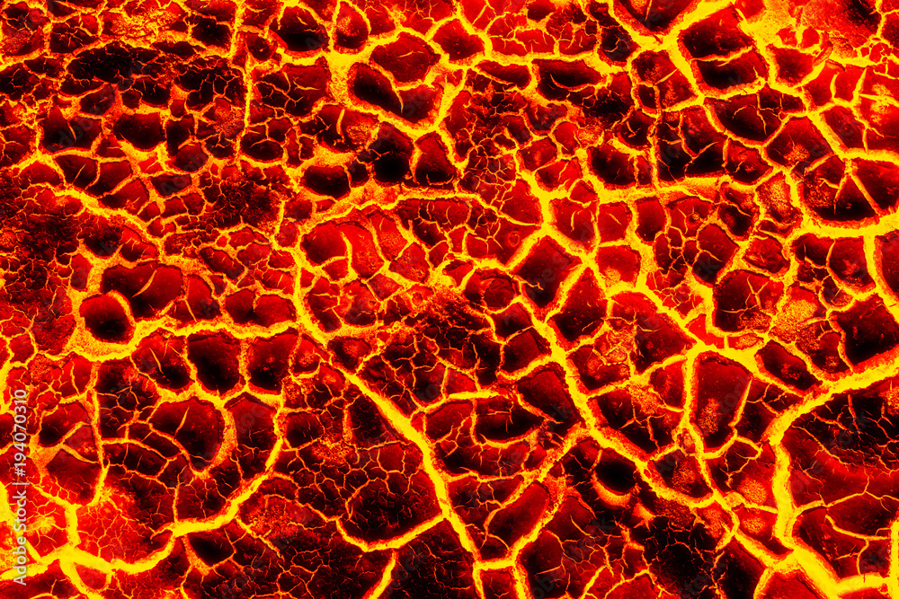 The ground is full of lava, Global warming, Lava ground background. Stock  Photo | Adobe Stock