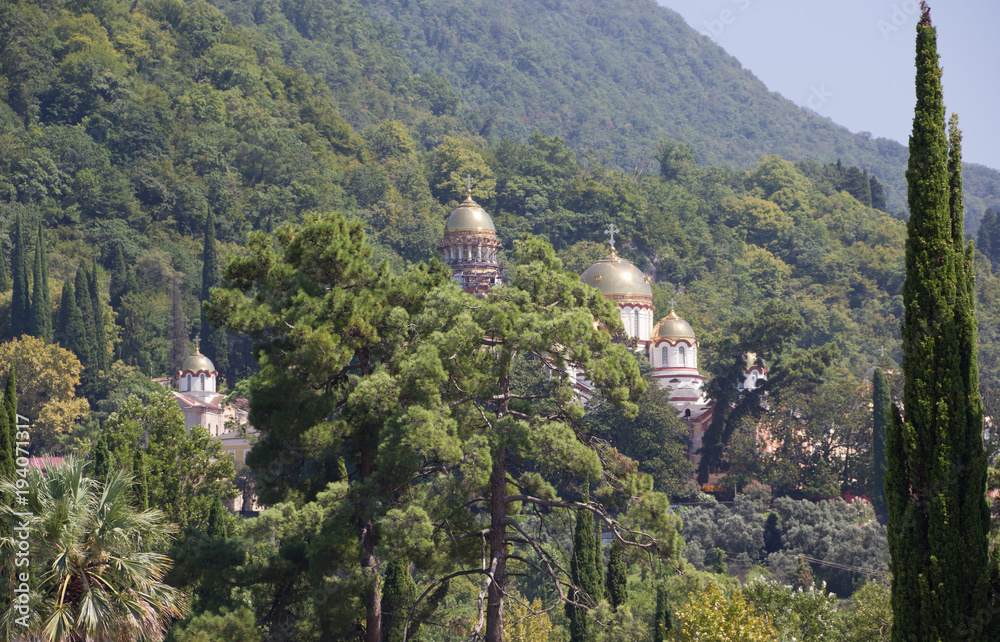 New Athos the Simon the Zealot monastery - monastery located at the foot of mount Athos in Abkhazia.