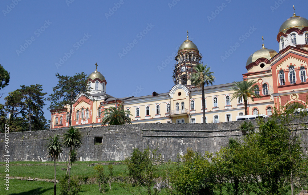 New Athos the Simon the Zealot monastery - monastery located at the foot of mount Athos in Abkhazia.