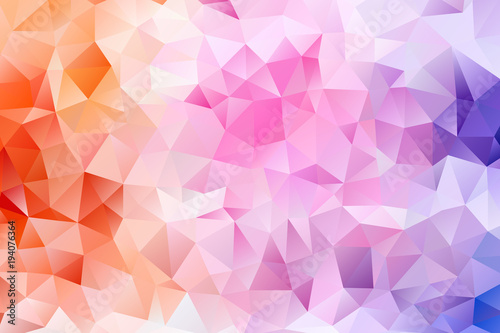 vector multicolored abstract background of effect geometric triangles