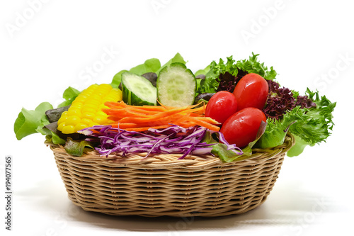Fresh vegetable in the wick...