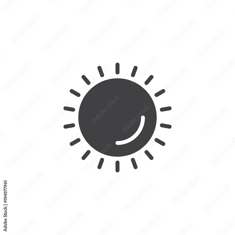 Shining sun vector icon. filled flat sign for mobile concept and web design. Sun simple solid icon. Symbol, logo illustration. Pixel perfect vector graphics Shining sun vector icon. filled flat sign for mobile concept and web design. Sun simple solid icon. Symbol, logo illustration. Pixel perfect vector graphics