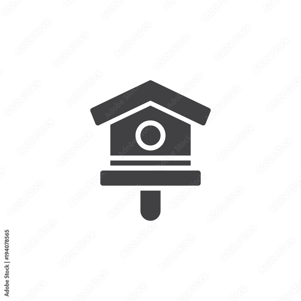 Birdhouse vector icon. filled flat sign for mobile concept and web design. Nesting box simple solid icon. Symbol, logo illustration. Pixel perfect vector graphics Birdhouse vector icon. filled flat sign for mobile concept and web design. Nesting box simple solid icon. Symbol, logo illustration. Pixel perfect vector graphics
