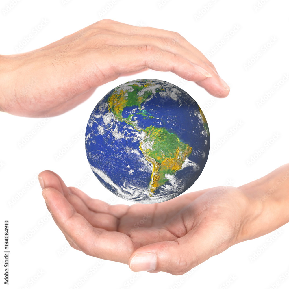 Hands concept save earth Hands concept save earth