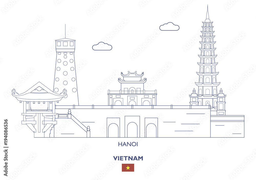 Hanoi City Skyline, Vietnam