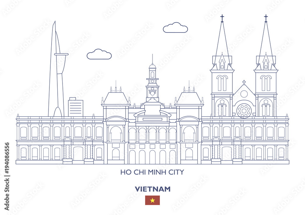 Ho Chi Minh City Skyline, Vietnam