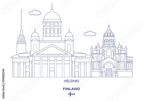 Helsinki City Skyline, Finland