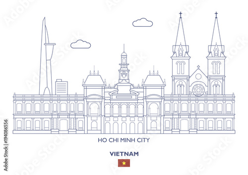 Ho Chi Minh City Skyline, Vietnam