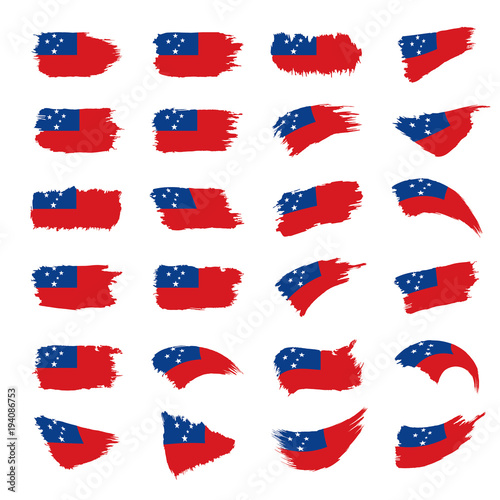 Free Download Samoa flag, vector illustration - GFXLoad
