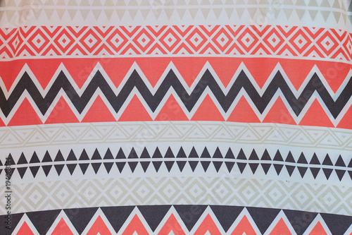Abstract color and line indian camp style.