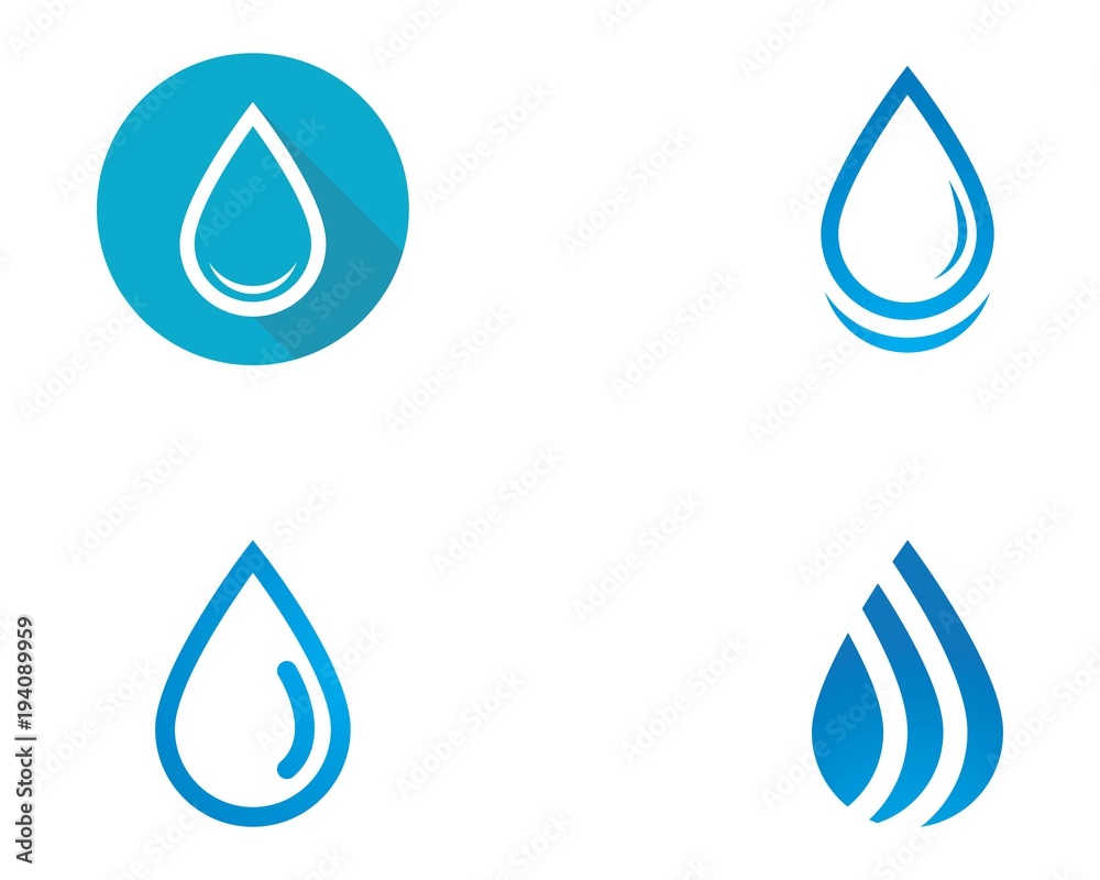 Water drop Logo Template Water drop Logo Template