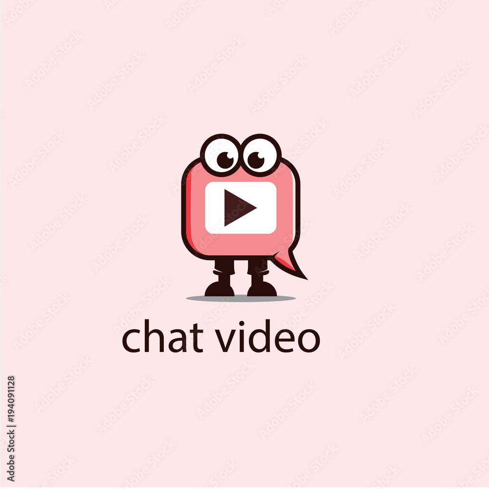 chat video logo chat video logo