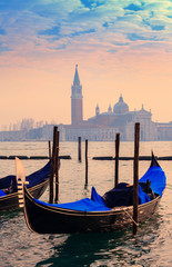 Wandcirkels Venetië Lagune en San Giorgio Maggiore  © Victoria Schaad