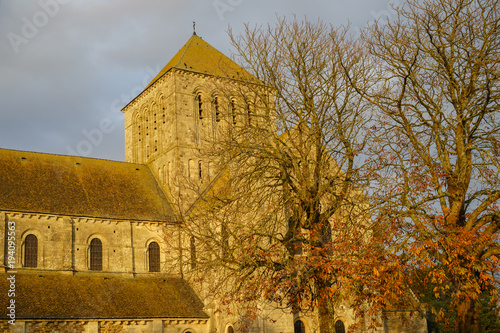 F, Normandie, Abbaye de Lessay, Abbaye de Sainte-Trinité