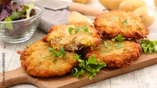 fried potato cake