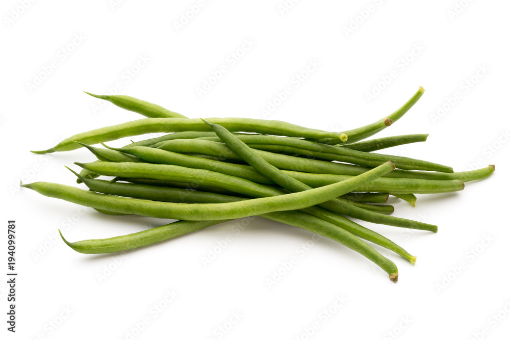 Green beans isolated on a white background. Green beans isolated on a white background.