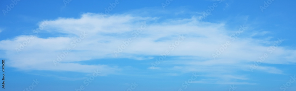 panorama view of blue sky and white clouds panorama view of blue sky and white clouds