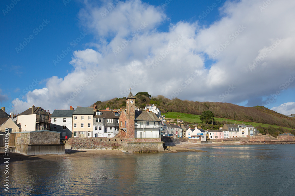 Naklejka premium Kingsand village Cornwall England situated next to Cawsand on the Rame Peninsula overlooking Plymouth Sound
