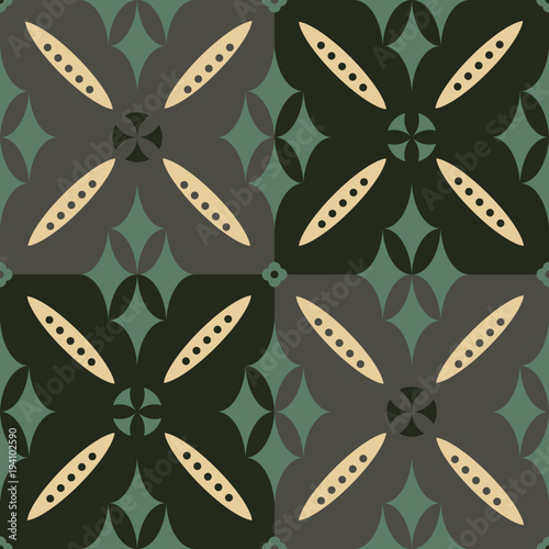 Stylized medieval pattern