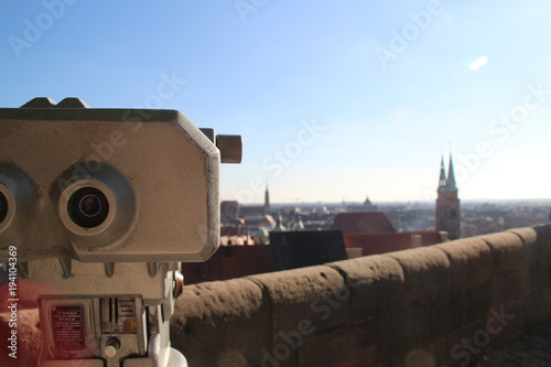 Blick über Nürnberg, von der Burg aus.