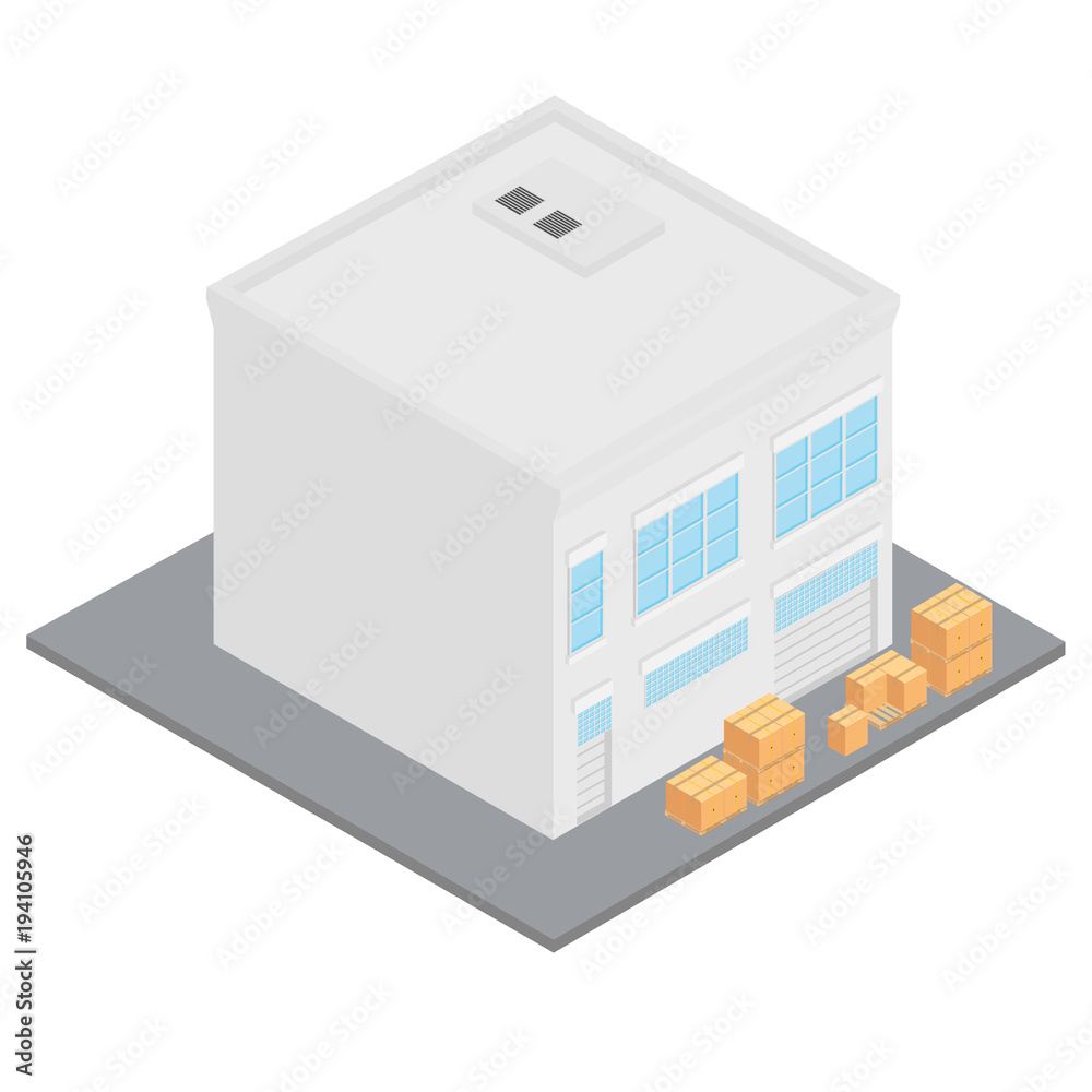 Workshop and boxes