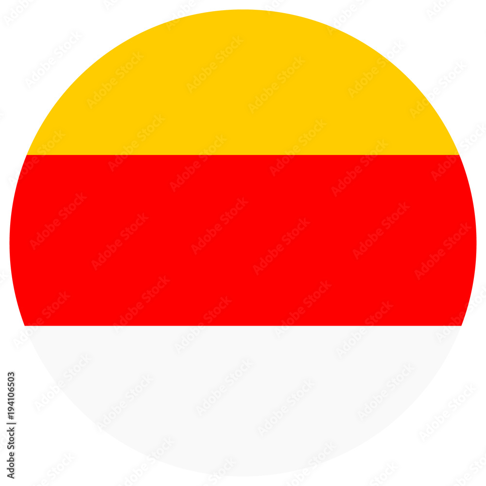 Obraz premium Carinthia vector flag