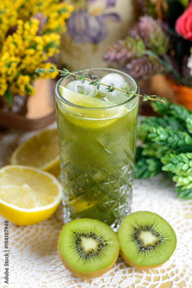 Fototapeta premium Natural cold drinks