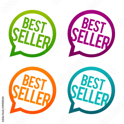 Bestseller round Buttons. Circle Eps10 Vector.