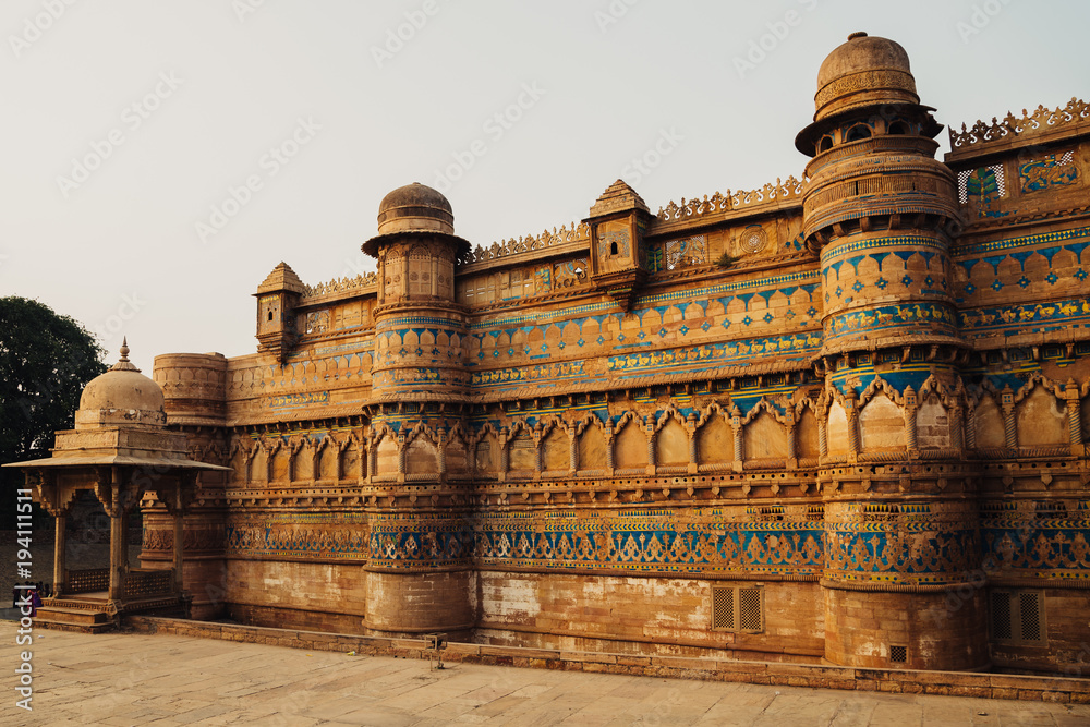 Gwalior fort, ancient architecture in India
