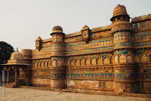 Obraz na płótnie Gwalior fort, ancient architecture in India w salonie
