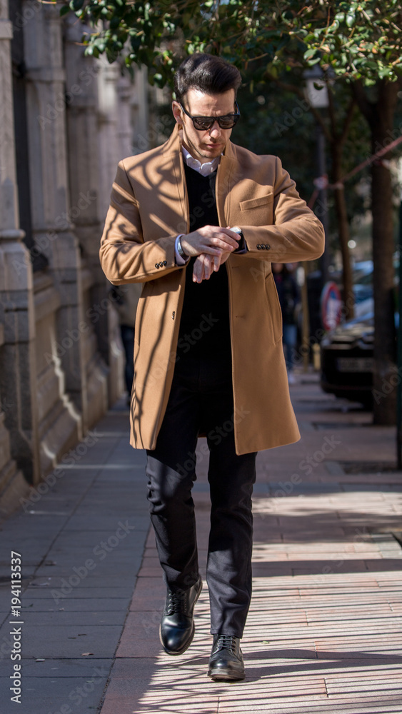 Life style session in Madrid with male model