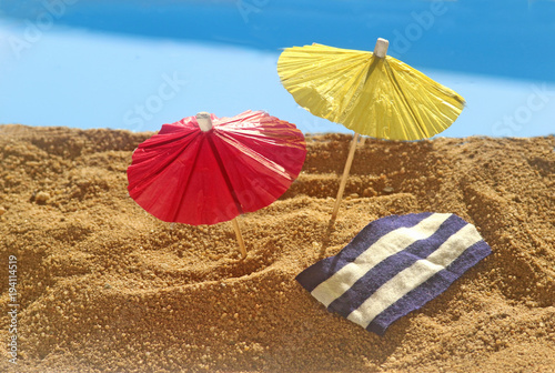 at the beach