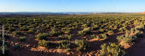 Desert around Grand Canyon Horseshoe Bend Page Arizona
