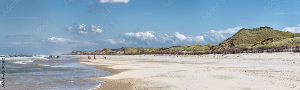 Strand am Westende der ostfriesischen Nordseeinsel Juist in Deutschland, Europa.