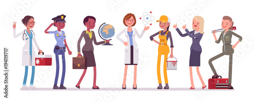 Women professions set