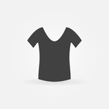 Womens T-Shirt vector icon