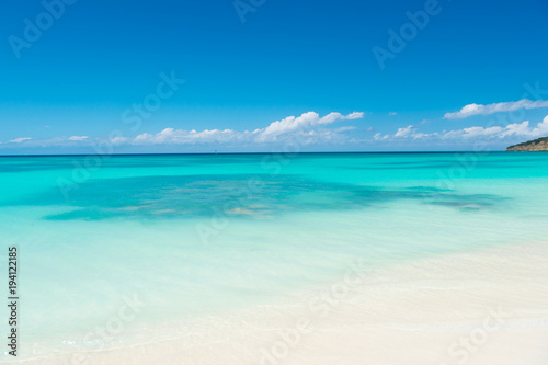 Sea or ocean in antigua on sunny day © be free