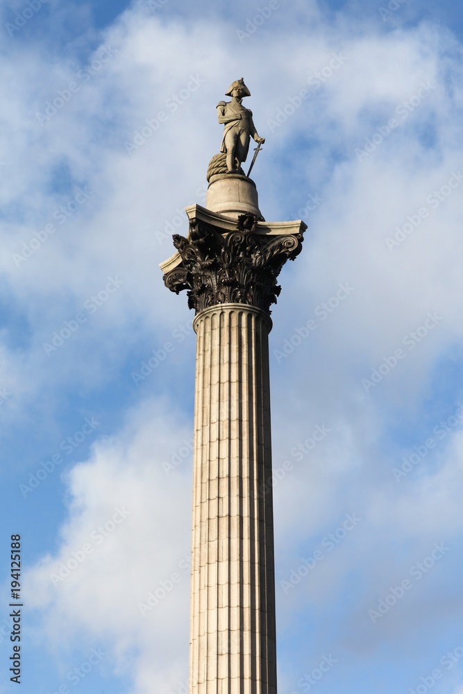 Nelson's Column at Trafalgar Square, London, United Kingdom Nelson's Column at Trafalgar Square, London, United Kingdom