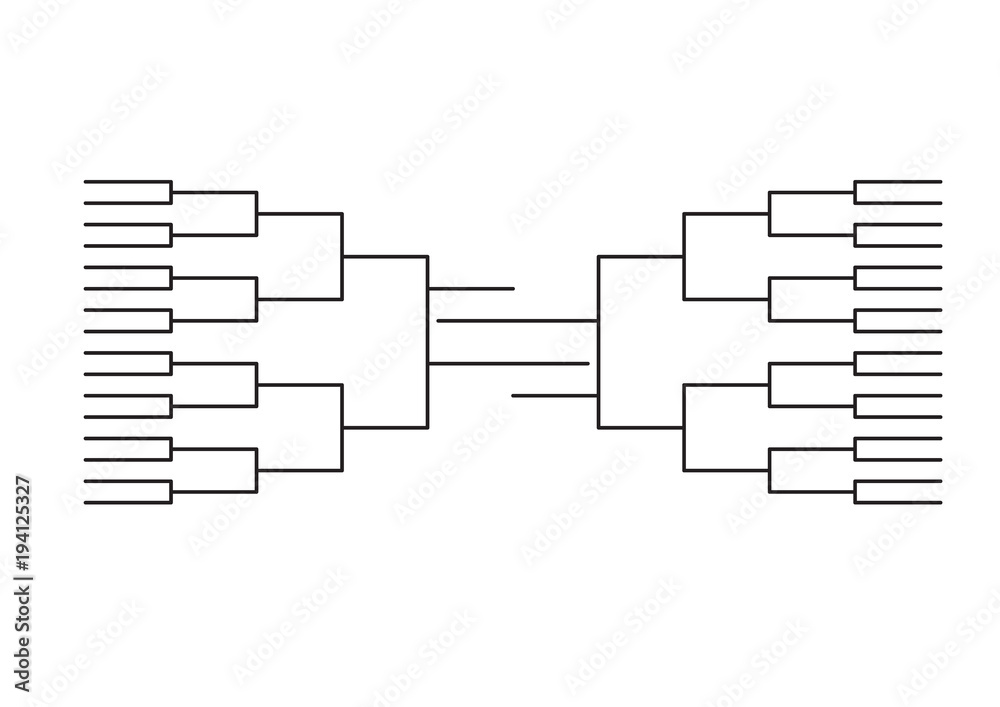 march madness , bracket tournament march line background  vector illustration