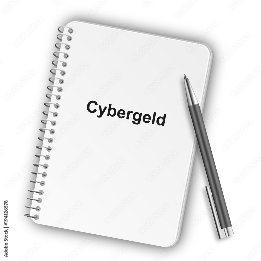 Notizblock Hochformat 05 - Cybergeld Notizblock Hochformat 05 - Cybergeld