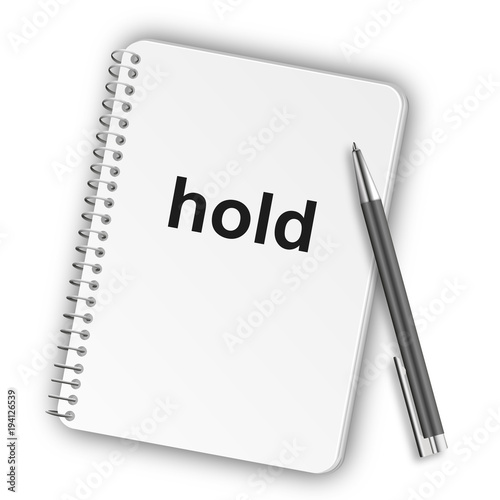 Notizblock Hochformat 05 - hold