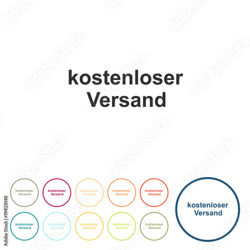 Runde Schaltflächen - kostenloser Versand