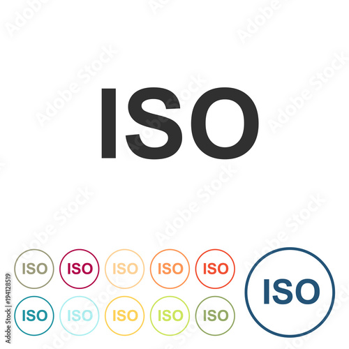 Runde Schaltflächen - ISO