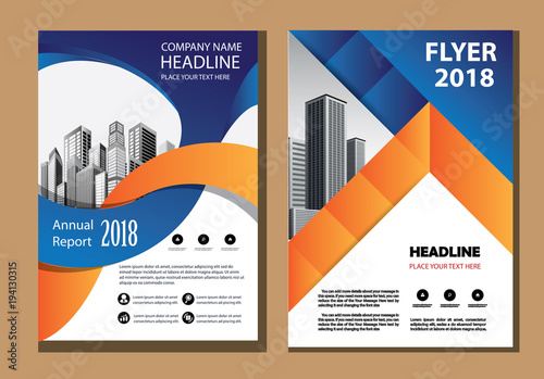 design cover poster a4 catalog book brochure flyer layout annual report business template