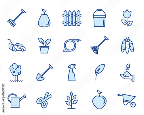 Gardening Vector Icon Set