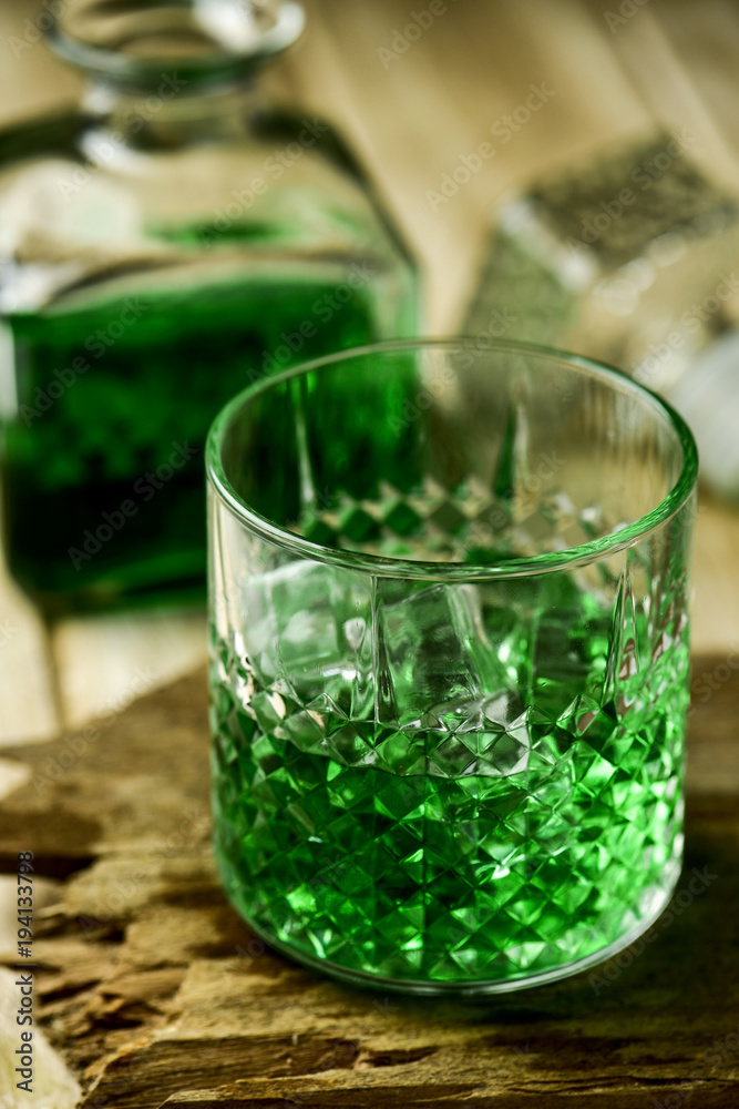 dyed green whiskey dyed green whiskey